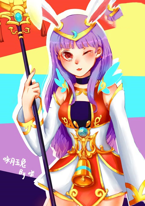  咏月玉兔