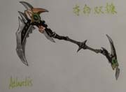 生死狙击玩家手绘-夺命双镰