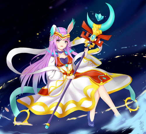 上古天帝篇绘画星夜光辉