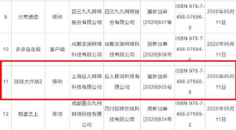 版号