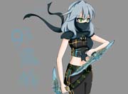 生死狙击玩家板绘-藏锋刀娘