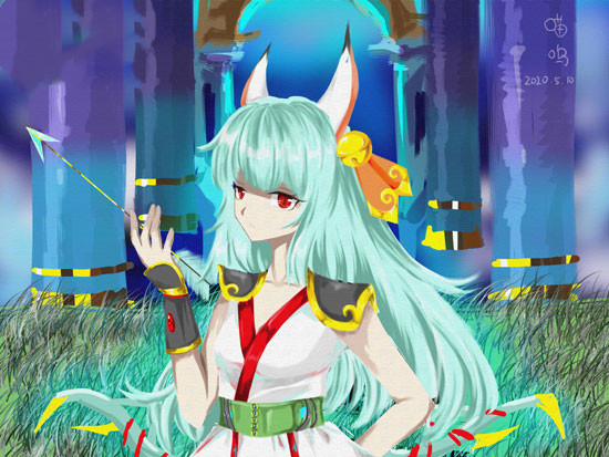 上古天帝篇绘画板绘房日兔