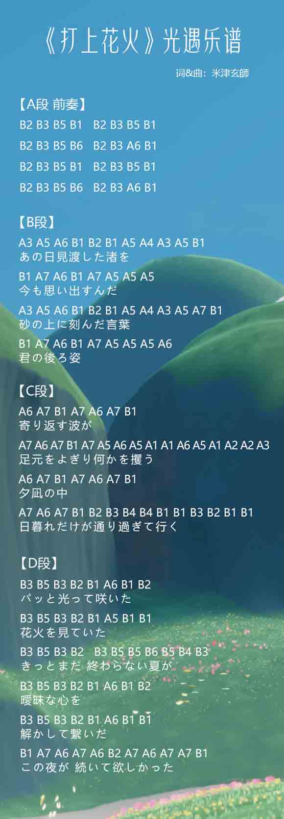 光遇乐谱大全