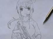 生死狙击玩家手绘 AK74U战术改