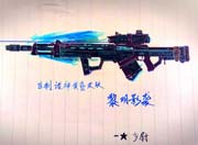 生死狙击玩家手绘 自制诸神黄昏皮肤