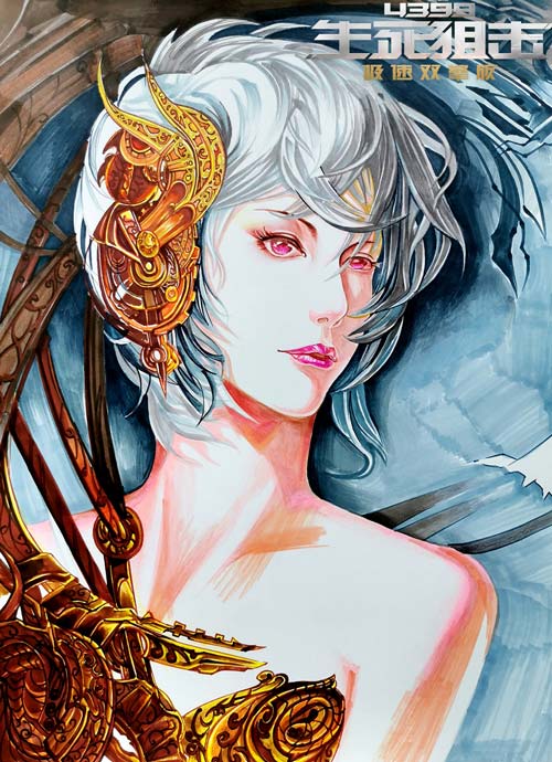 生死狙击玩家马克笔绘 幻影二次元