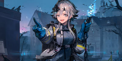明日方舟“缠梦古堡”新款，庭院寻梦尖兵——梅尔