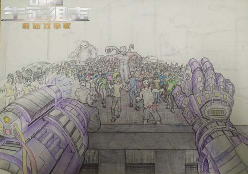 生死狙击玩家手绘 自创武器