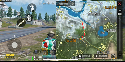 使命战场丘陵区域游走型打野搜索路线二