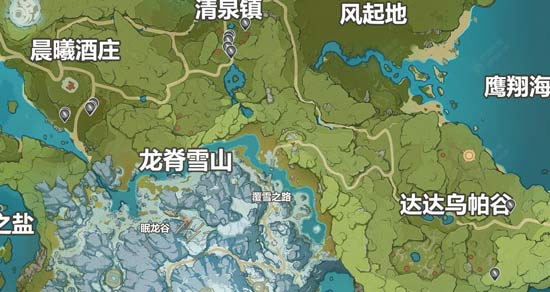 原神白萝卜分布