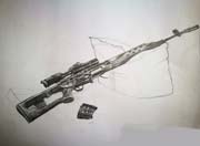 生死狙击玩家手绘 SVD