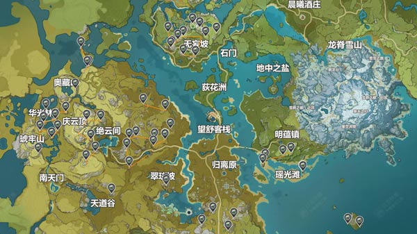 原神清心分布