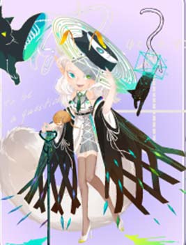 小花灵猫术士套装