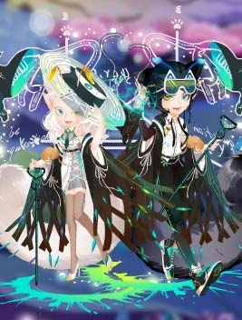 小花灵猫术士套装
