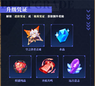 升级凭证