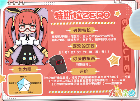 人偶学园 | 绝密档案：特斯拉Zero