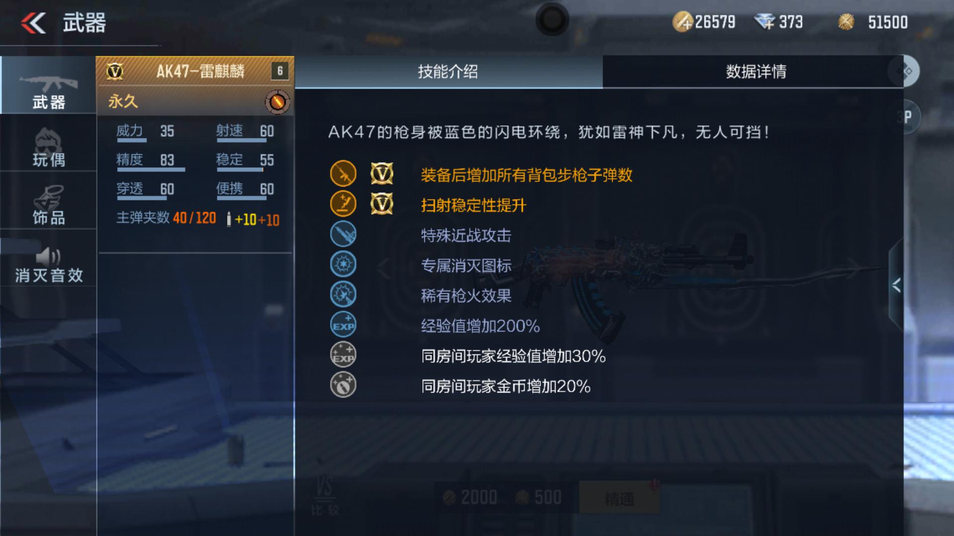 CF手游AK47-雷麒麟武器测评