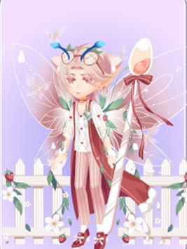 小花仙草莓布丁套装