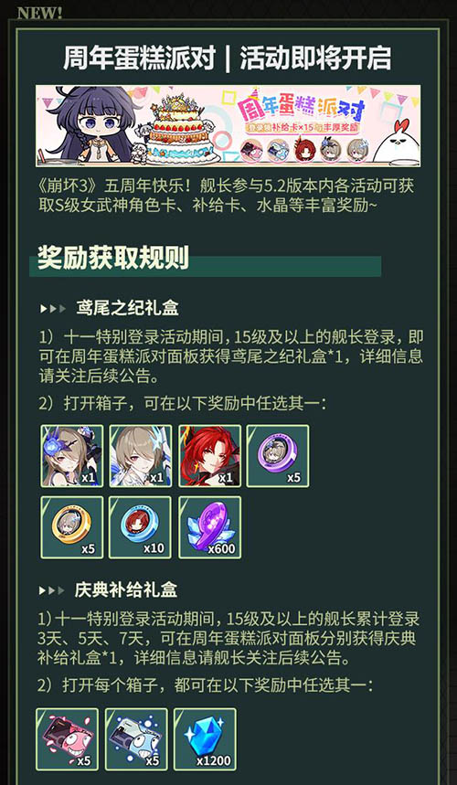 周年蛋糕派对