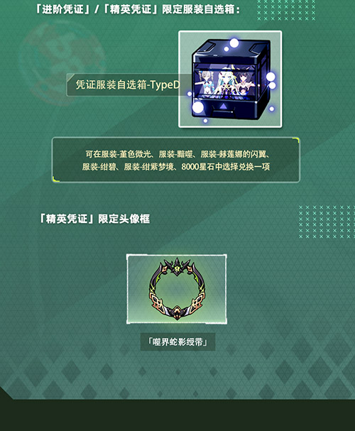 进阶奖励