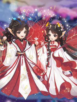小花仙倚阑娇套装