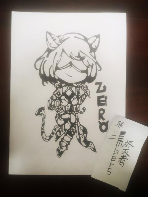生死狙击玩家手绘 ZERO幼儿园版