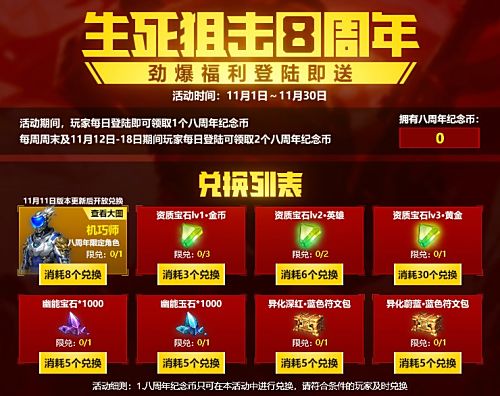 生死狙击 10月27日14时电一、双一更新维护公告！