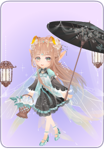 小花仙月笼沙套装