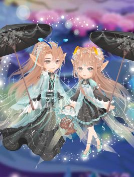 小花仙月笼沙套装