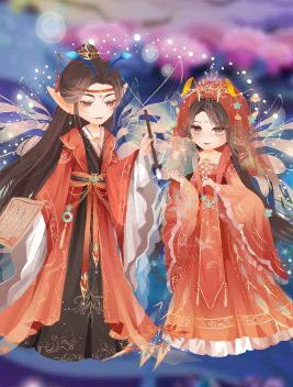 小花仙欢喜红妆套装