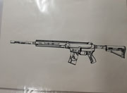 生死狙击玩家手绘 AR15步枪