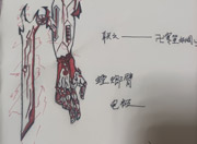 生死狙击玩家手绘 螳螂臂皮肤电极