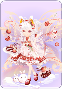 草莓蛋糕兔兔套装