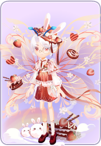 草莓蛋糕兔兔套装