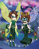 小花仙礼服花猫套装