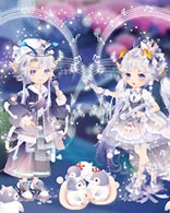 小花仙企鹅八音盒套装