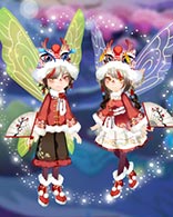 小花仙鸿运当头套装