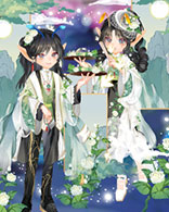 小花仙青圆团子套装