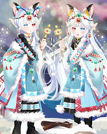 小花仙藏狐经幡套装