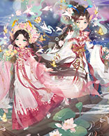 小花仙簪花采荷套装